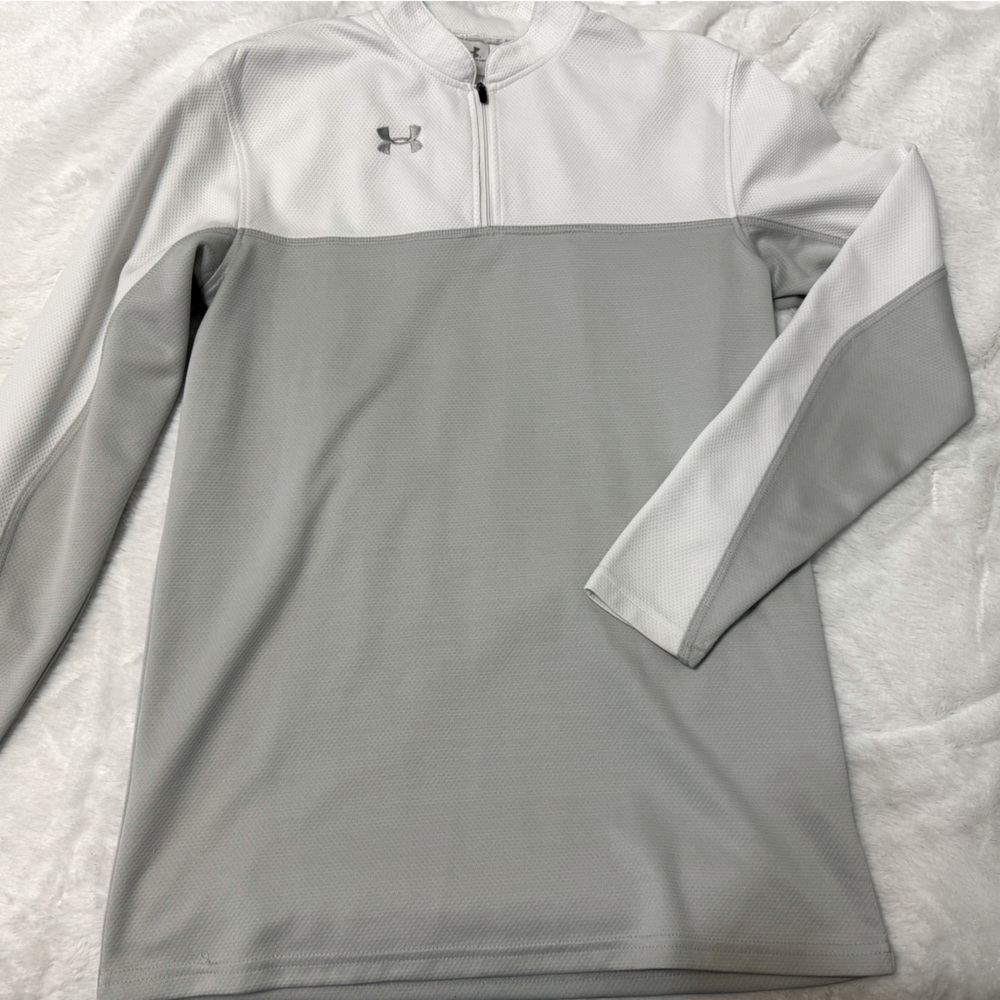 UA 1/4 ZIP. Mens XS, fits like loose small.